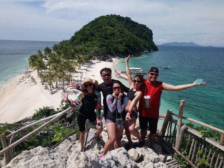 Behold my family at Cabugao Island in Isla De Gigantes