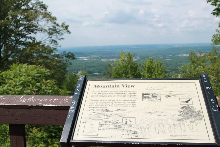 Rib Mountain View Description