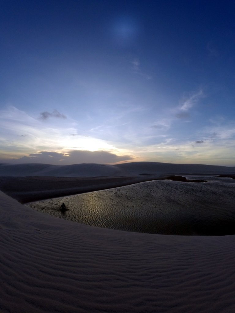 sunset at dunes