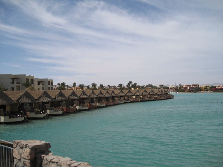 One of the many canals in El Gouna