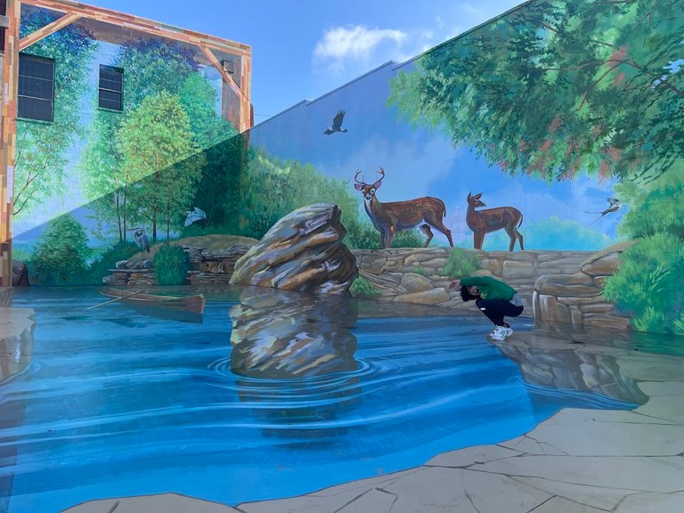 3d mural, Eufaula, OK