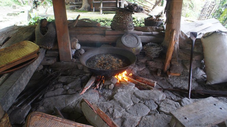 cooking area for bigger meals