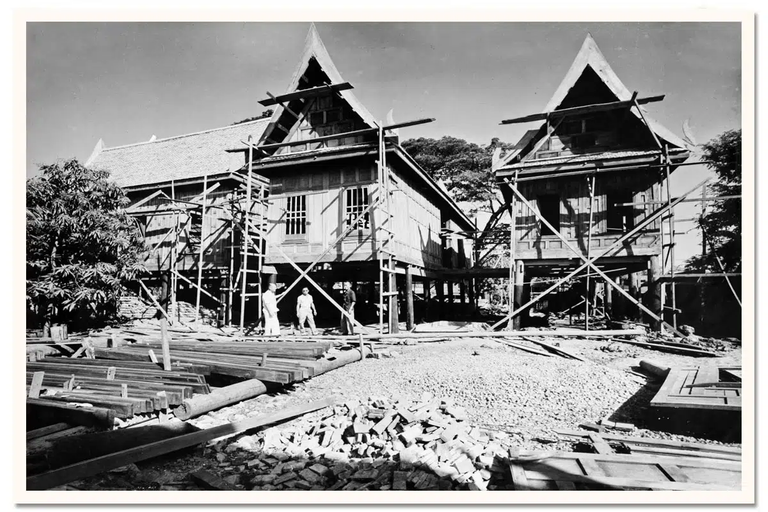 Jim Thompson’s House in the making.Source: the collection of The James H.W. Thompson Foundation 