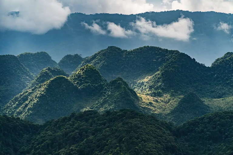 Forested hills of Mai Chau.