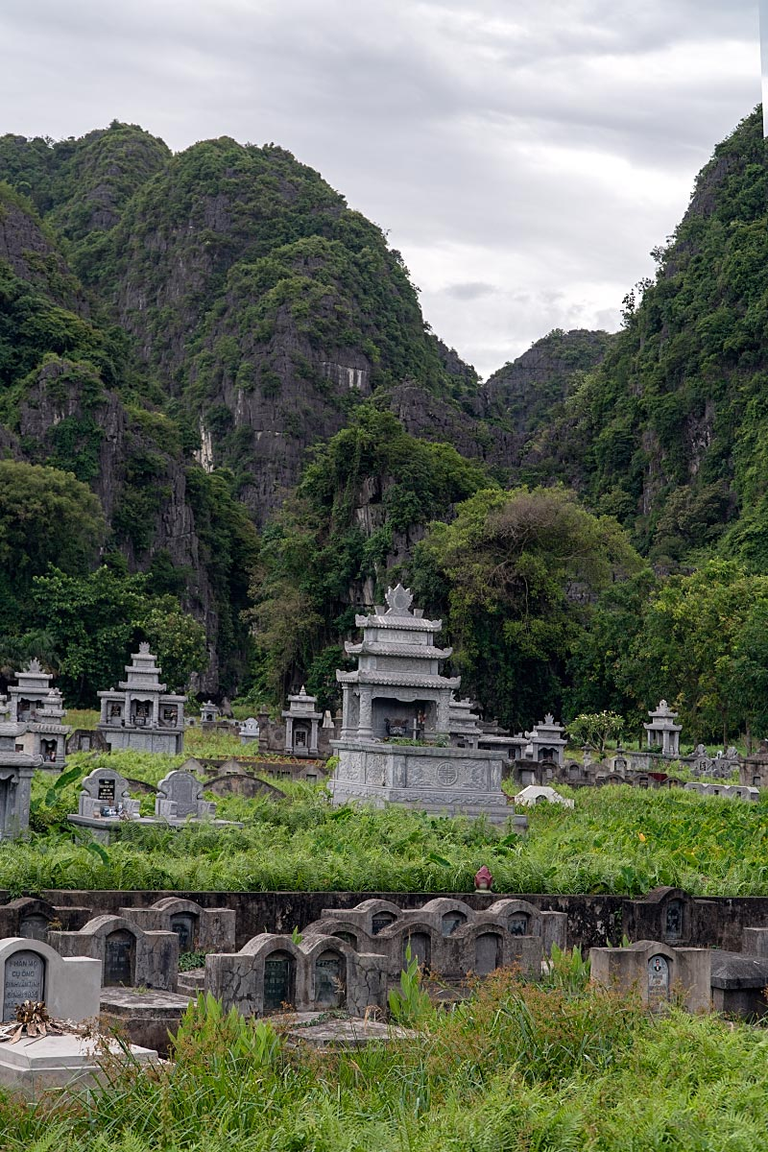 The old cemetery in Tam Coc, Ninh Binh