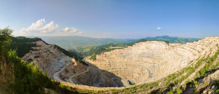 Rosia Montana open gold mine. Photo by Wander Spot Explore ©