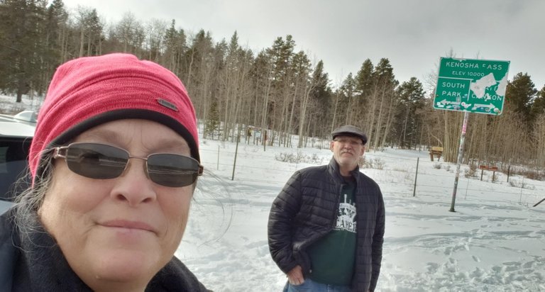 On Kenosha Pass, our very first adventure after moving to Colorado.