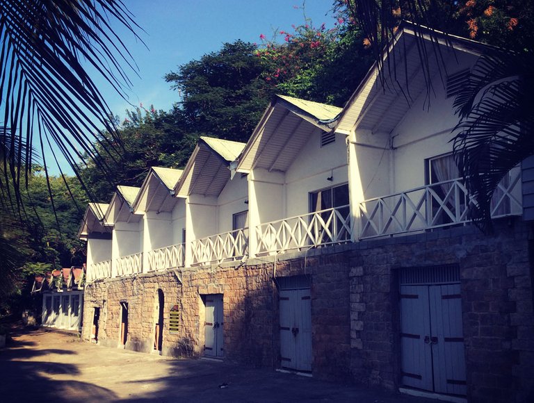 Movie set of Pirates of the Caribbean. Wallilabou Bay, SVG