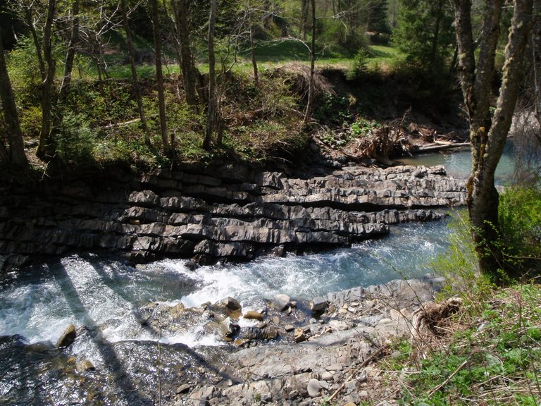 Near the mountain river