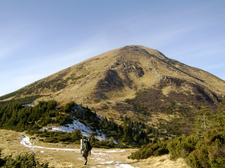 At the foot of Mount Petros