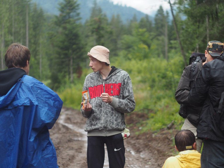 When it rains, waterproof jackets are required