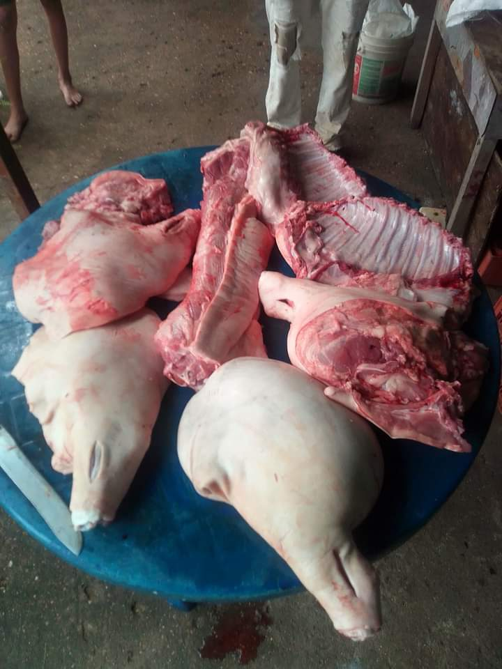 here we have all the minced pork