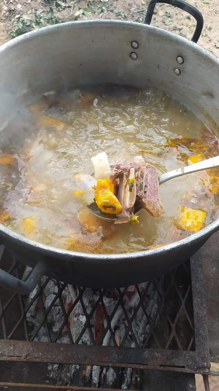 the soup is ready, look how tasty it is!