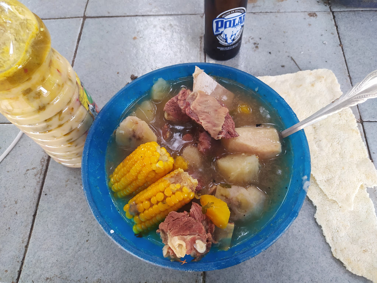a bowl of soup and some rest.