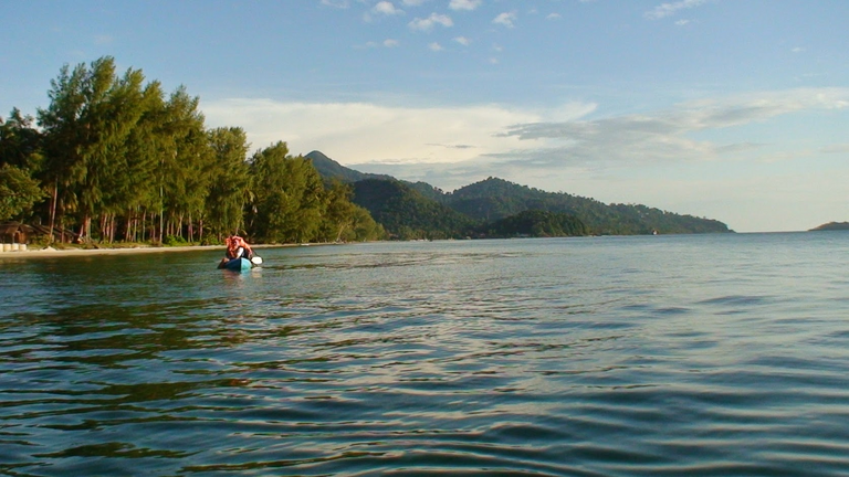 View to the island