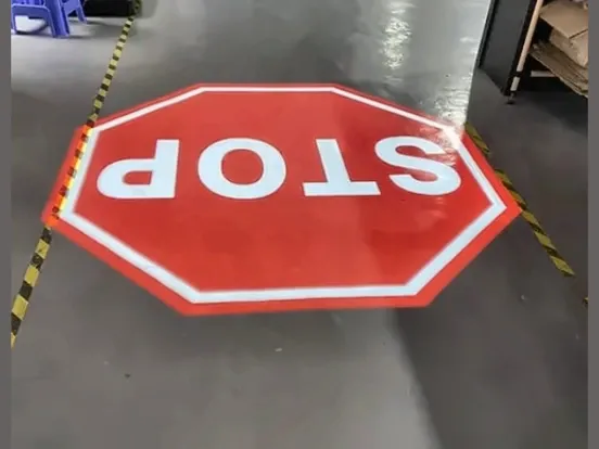 Projected STOP Marking at a Melbourne Warehouse Door: Will High-Brightness Logo Projectors Generate Excessive Heat? 2