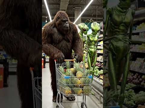 Bigfoot shopping at Loblaws  #paranormal