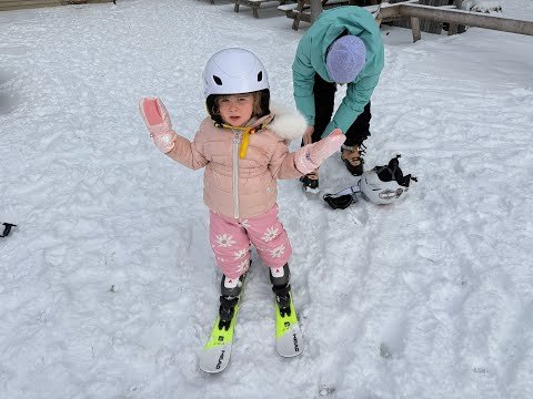 Sugarloaf Mountain Maine - Skiing with My Kids Ages 2, 7 and 10. The Good Old Days