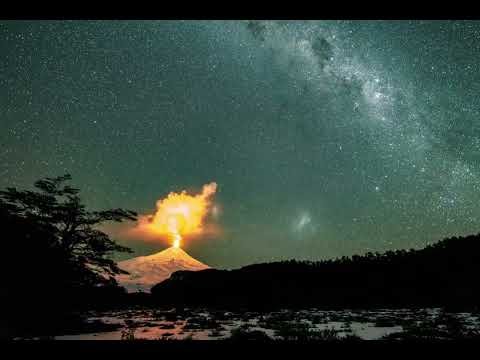 Villarrica Volcano Against the Sky