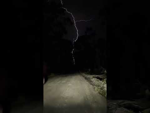 Lighting storm on the way to Thunder Bay 
