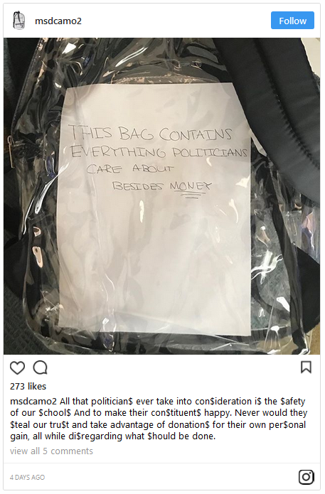 parkland students troll security gun control police state 7