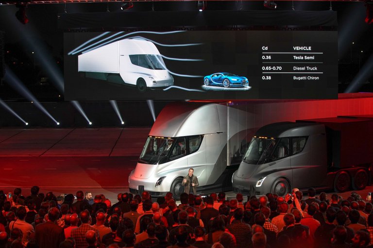 Tesla Semi aero