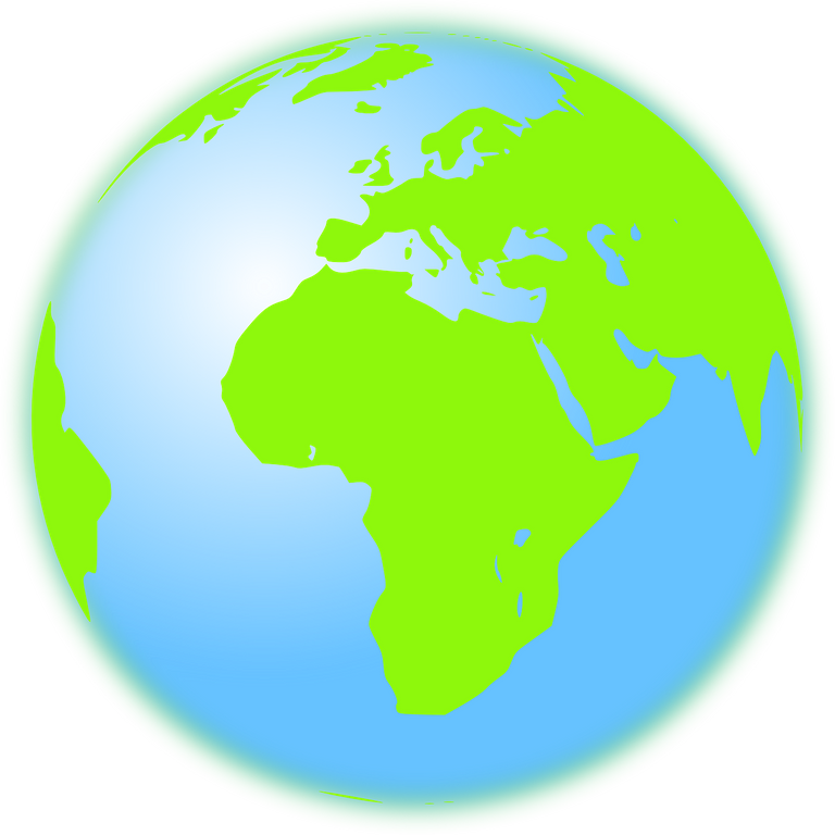 Africa globe