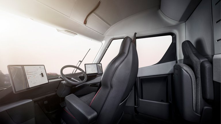 Tesla Semi inside