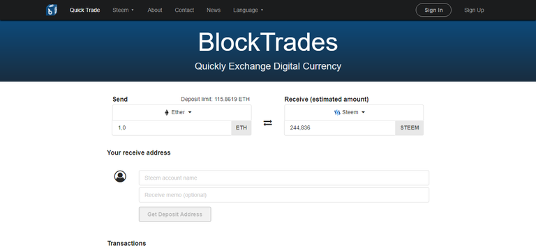 Blocktrades