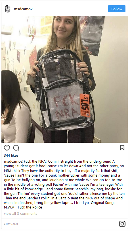 parkland students troll security gun control police state 14