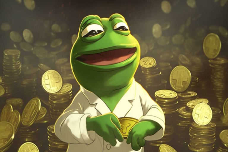 Pepe and some coins