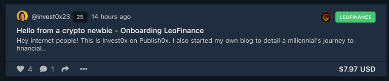 LeoFinance Stats
