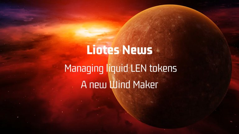 Managing liquid LEN tokens