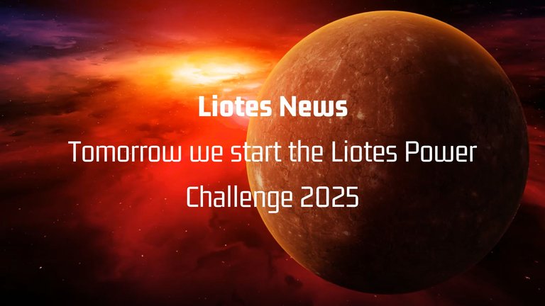 Tomorrow we start the Liotes Power Challenge 2025