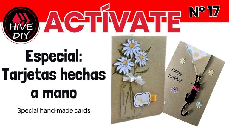 Special: Get Active! Initiative Hive DIY N°17 (Eng subtitles) / Especial tarjetas hechas a mano