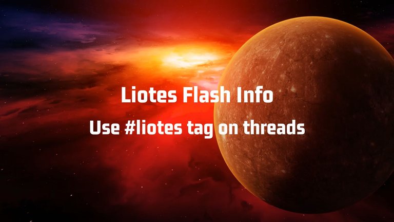 Use #liotes tag on threads