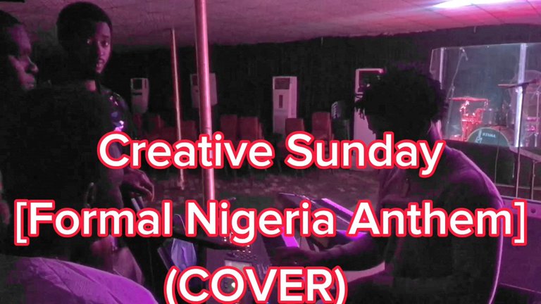 The Nigeria National Anthem (Formal Anthem)||CREATIVE-SUNDAY|| WITH A YAHAMA MONTAGE 8