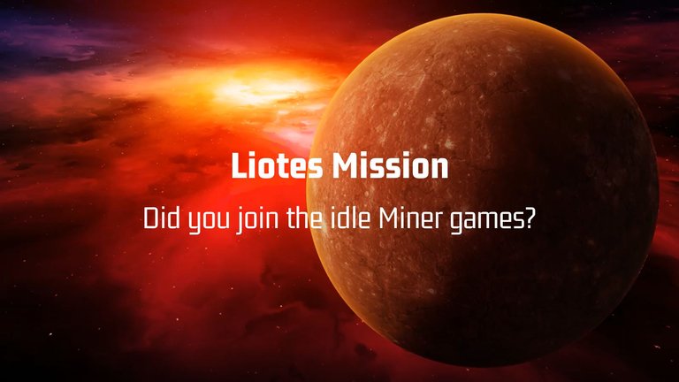 Did you join the idle miner games?