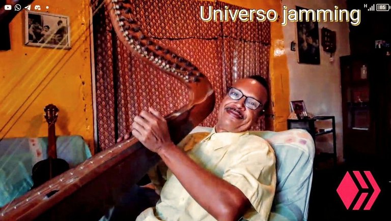 Hive Universo Jamming Week 46 || @encuentro/ Arpa instrumental  [Eng/Esp]