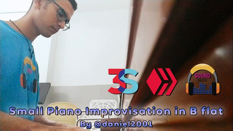 [ESP/ENG] Small Piano Improvisation in B flat by @daniel2001