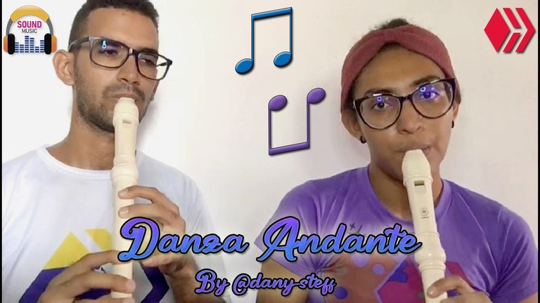 [ESP/ENG] Danza Andante - Duet in Alto Recorders by @dany-steff