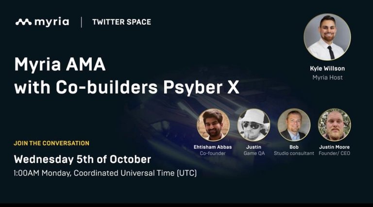 Psyber-X AMA with Myria