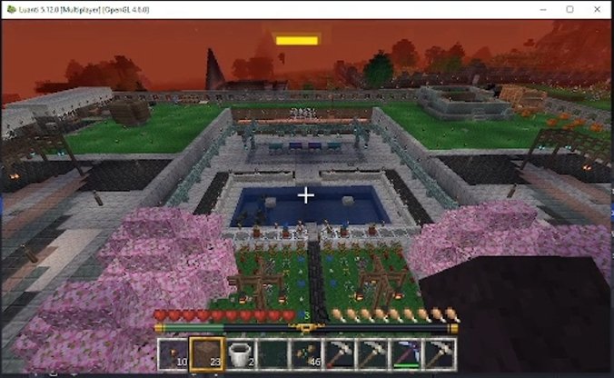 Video Tour to my constructed area in Luanti game (Neoxian City Server)