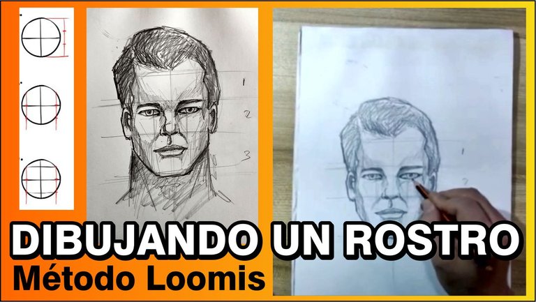 Como Dibujar un Rostro con el Método Loomis