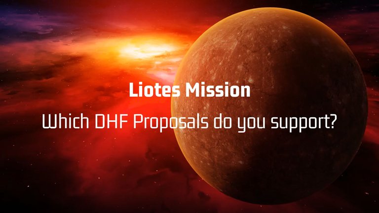 Which DHF proposals do you support?