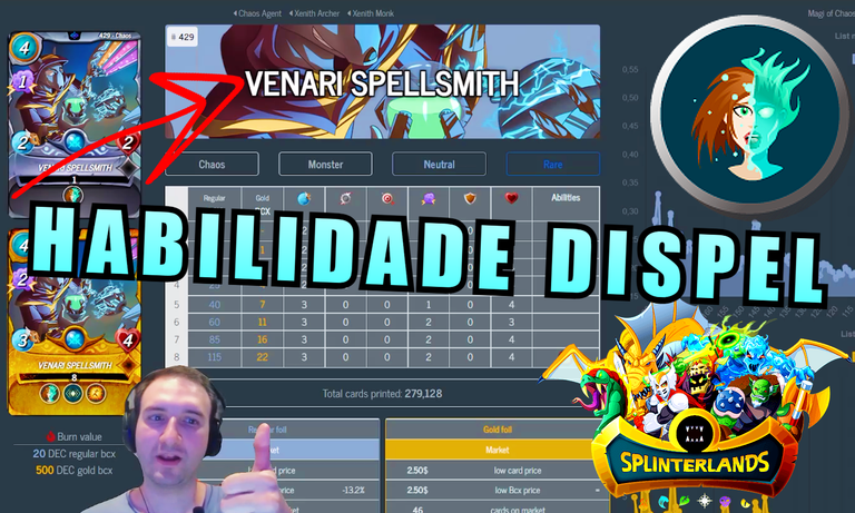 [PT-BR] Explicando a Habilidade Dispel + Partida Top com Venari Spellsmith