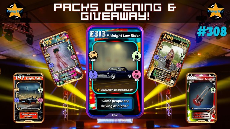 Three Epics!!! <--> Rising Star Packs Opening & Giveaway #308 (Win NFTs)
