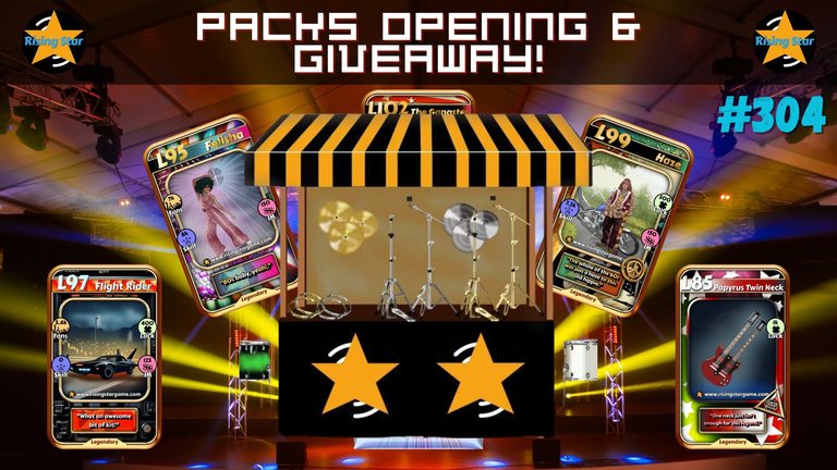 Crafting Cards!! <--> Rising Star Packs Opening & Giveaway #304 (Win NFTs)