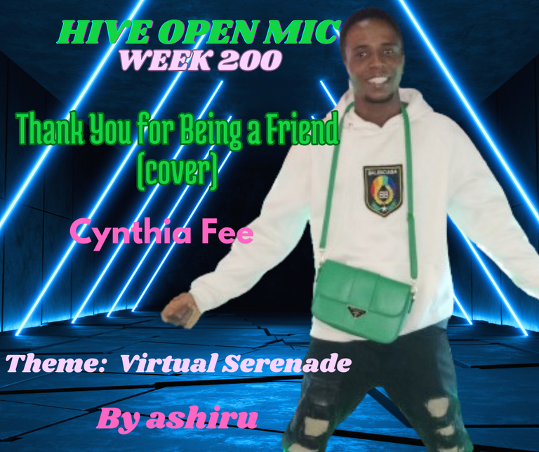 HIve Open Mic Week 200 | Thank You For Being A Friend (cover) Cynthia Fee By ashiru