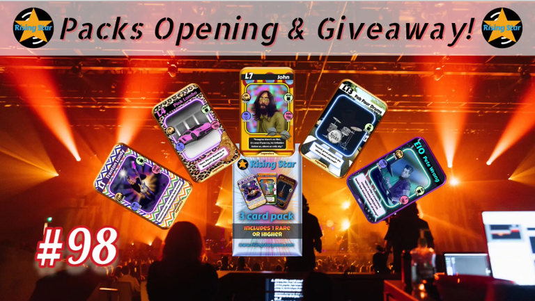 Recording Issues, but Show Must Go On! <--> Rising Star Packs Opening & Giveaway #98 (Win NFT)